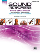 Sound Innovations: Sound Development for Advanced String Orchestra Conductor string method book cover Thumbnail